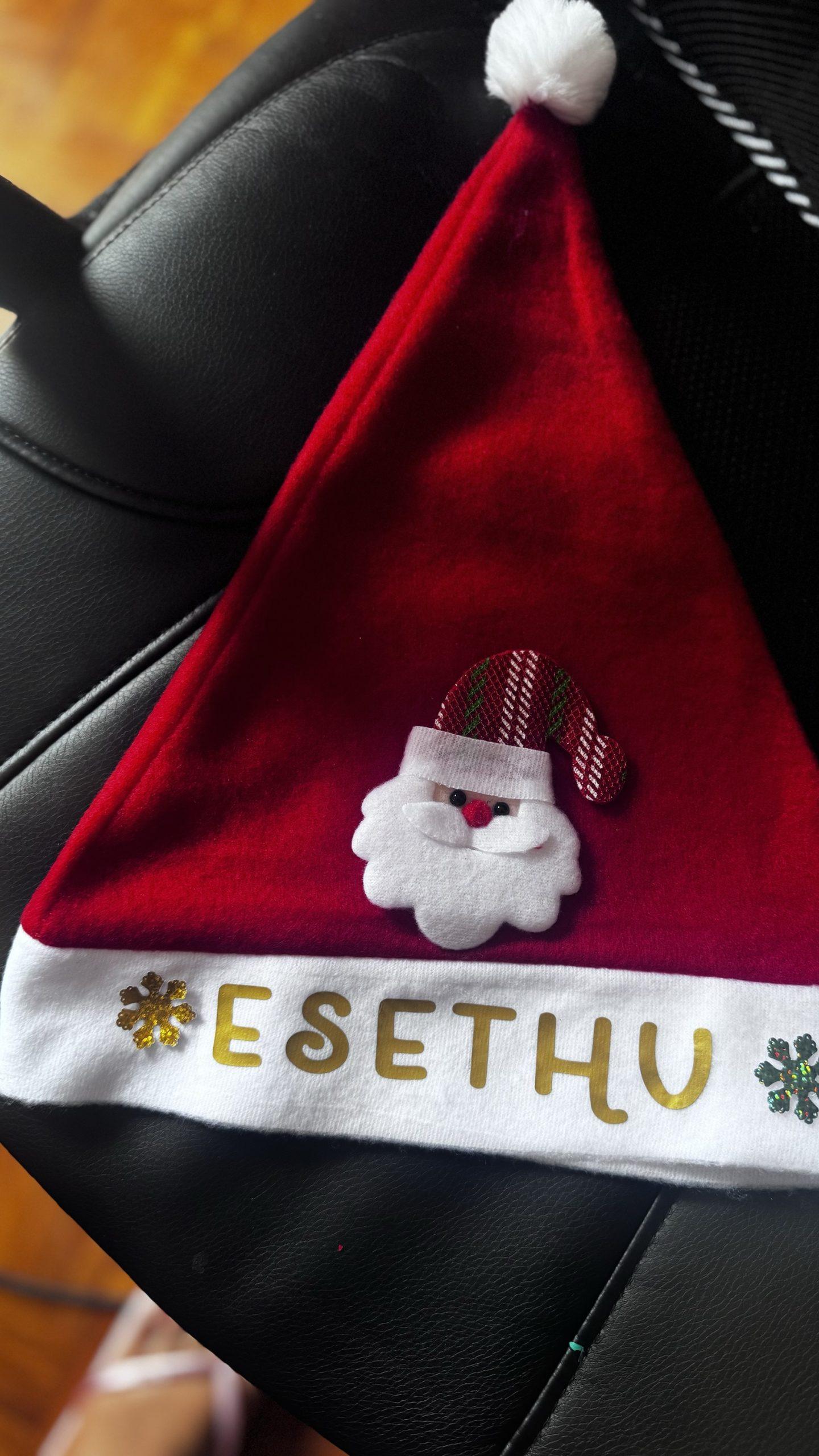 Personalised Santa Hat