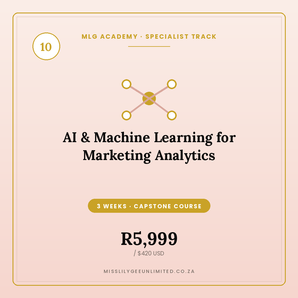 AI & Machine Learning for Marketing Analytics