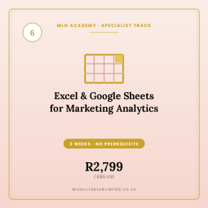Excel & Google Sheets for Marketing Analytics